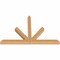 Ekena Millwork Saratoga Timber Gable Bracket, Western Red Cedar, 60"W x 40"H x 3 1/2"D x 3 1/2"F, 16/12 Pitch GBW060X40X0404SAR00SWR - alternate 4